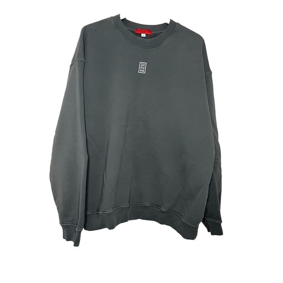 House ID Oversized Pullover Sweatshirt Gray Unisex XL Logo Cotton - Picture 1 of 9